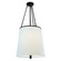 Ashton Three Light Chandelier in Matte Black (185|5280_MB_CS)