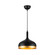 Dash One Light Pendant in Black & Gold (78|SC13350BK)