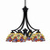 Zilo Four Light Chandelier in Matte Black (200|568-MB-9445)