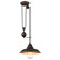 Iron Hill One Light Pendant in Oil Rubbed Bronze With Highlights (88|6363200)