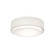 Sanibel Three Light Flush Mount in Linen White (162|SAF1824MB-LW)