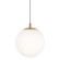 Loretto One Light Pendant in Satin Brass (162|LRTP11MBSB)