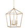 Townsend Six Light Pendant in Warm Brass (51|3-422-6-322)