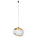 Athena LED Pendant in Matte Black/Brushed Brass (397|10060PN-MB:BB)