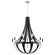Crystal Empire Ten Light Chandelier in White (53|CY1010N-LW1R)