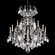 Renaissance Rock Crystal 16 Light Chandelier in Antique Pewter (53|3573-47CL)