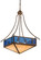 Golf Four Light Inverted Pendant in Antique Copper (57|98702)