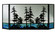 Tall Pines Fireplace Screen in Black Metal (57|81106)