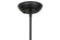 Pendant Hardware One Light Pendant Hardware in Textured Black (57|73646)