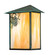 Seneca One Light Wall Sconce in Craftsman Verdi (57|73552)