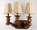 Kendall Three Light Vanity in Portsmouth Cherry (57|71475)