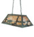 Buffalo Six Light Oblong Pendant in Antique Copper Verde Powder Coat (57|67748)