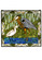 Blue Heron & Snowy Egret Window in Rust (57|62955)