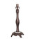 Victorian Rosette One Light Table Base in Mahogany Bronze (57|52456)