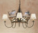 Elk On The Loose Eight Light Chandelier in Antique Copper (57|49168)