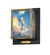 Maxfield Parrish One Light Wall Sconce in Textured Black/Antique Brass (57|38382)