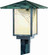 Seneca One Light Post Mount in Verdigris (57|38047)
