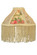 Fabric & Fringe Shade in Ivory/Floral/Ivory (57|25901)