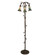 Stained Glass Pond Lily Three Light Floor Lamp in Mahogany Bronze (57|255141)