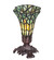 Stained Glass Pond Lily Mini Lamp in Mahogany Bronze (57|251825)