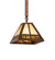 Prairie Loft One Light Mini Pendant in Coffee Cinnamon Metallic (57|251549)