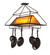 Six Light Pot Rack in Textured Black (57|250947)