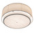Cilindro LED Flushmount in Gloss White & Matte Black (57|250111)