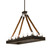 Quadrato 16 Light Pendant in Wrought Iron (57|247606)