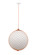 Malla Pelota One Light Pendant in White (57|247467)