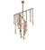 Alva Babylon LED Chandelier in Vintage Brass (57|247124)
