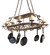 Neo LED Pot Rack in Antique Copper (57|246369)