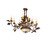 Greenbriar Oak 12 Light Chandelier in Antique Copper (57|244304)