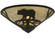 Bear On The Loose Two Light Flushmount in Textured Black (57|243401)