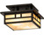 Hyde Park Two Light Flushmount in Craftsman Brown (57|242391)