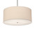 Cilindro Textrene Six Light Pendant in Nickel (57|241353)