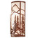 Alpine Two Light Wall Sconce in Rust (57|240975)