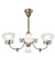 Revival Four Light Chandelier in Antique Brass (57|239972)