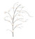 Branches LED Wall Sconce in Hammered Stainless Steel (57|238638)