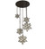 Moravian Star Five Light Pendant in Timeless Bronze (57|234759)