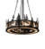 Tall Pines Eight Light Chandel-Air in Wrought Iron (57|233793)