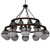 Bola 20 Light Chandelier in Rustic Nail (57|230704)