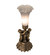 Gray One Light Mini Lamp in Antique Brass (57|225848)