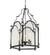 Lattimer Five Light Pendant in Textured Black And Ivory (57|221994)
