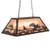 Leaping Trout Six Light Pendant in Mahogany Bronze (57|221614)