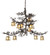 Pine Branch 12 Light Chandelier in Copper Rust (57|218578)
