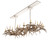Antlers 20 Light Chandelier in Beige Satin (57|210039)