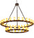 Noziroh Ring 46 Light Chandelier in Timeless Bronze (57|202794)