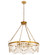 Sardinia Eight Light Chandelier in Transparent Gold (57|202518)