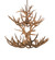 Antlers 12 Light Chandelier in Antique Copper (57|200463)