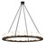 Loxley 20 Light Chandelier in Blackwash (57|199415)